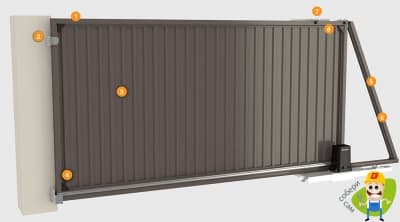Doorhan Revolution 4000x2000 коричн